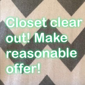 Cleaning out my closet!